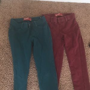 Two pairs of Arizona Jean Co jeggings